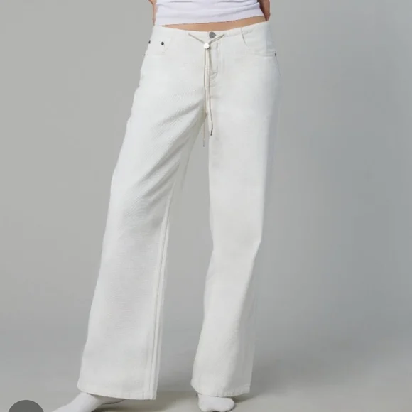 Still Here Cool Jeans Milk 29 White Cream Tie - Picture 3 of 5